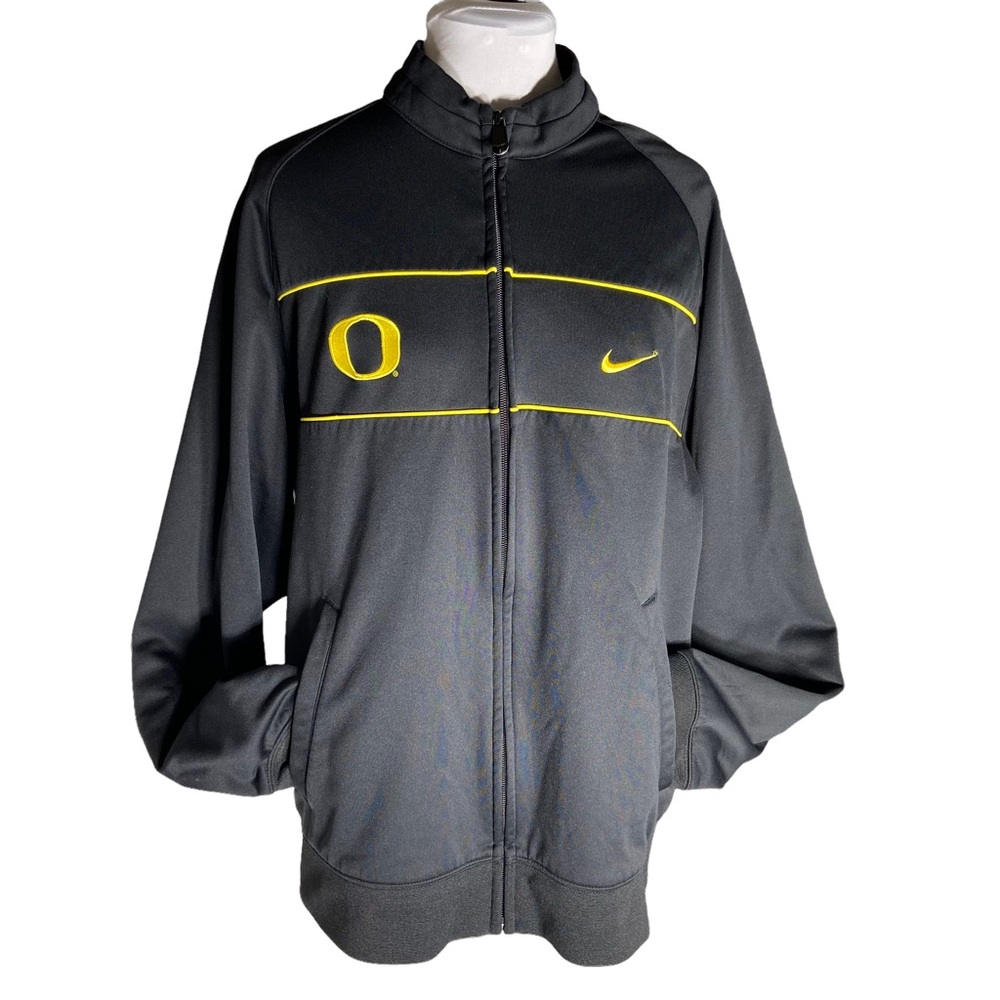 Nike Team University of Oregon Full Zip Track Jacket Size L